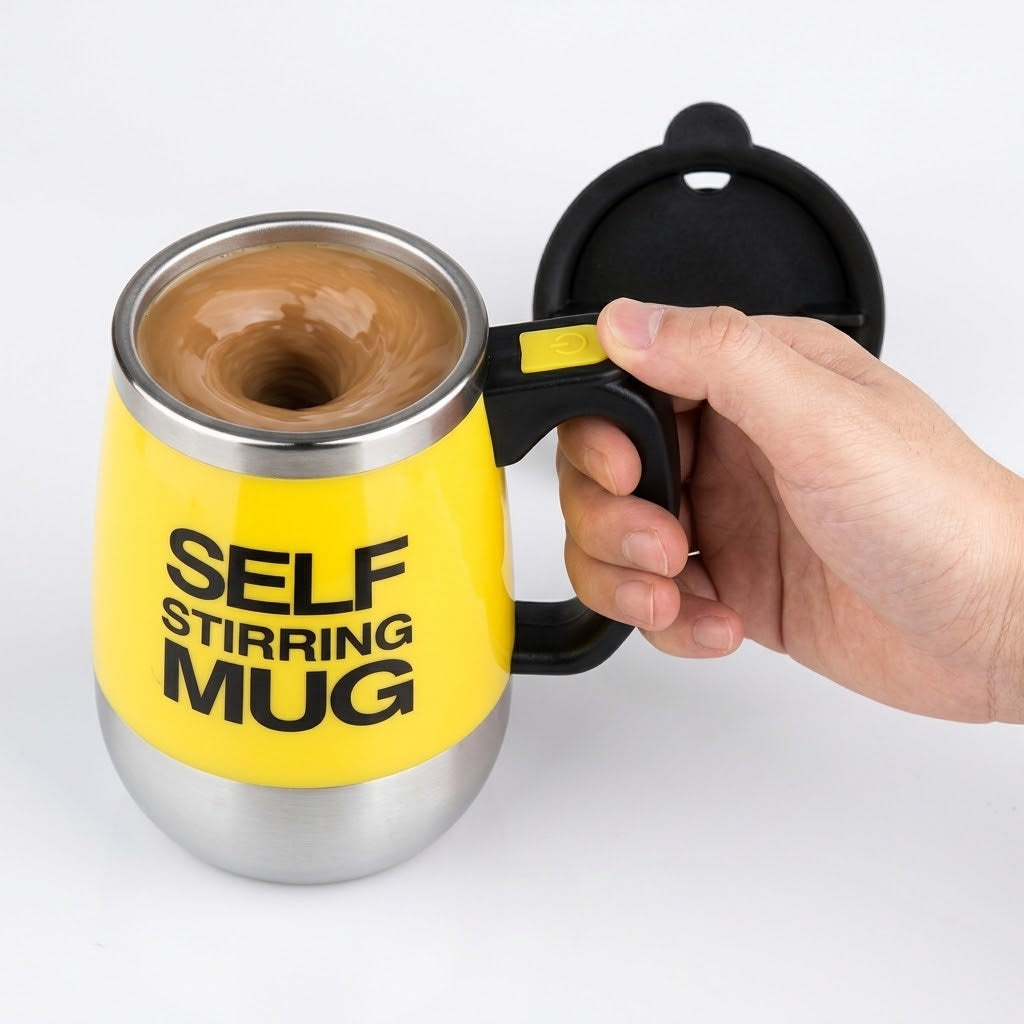 ¡Despierta tu café! La taza auto-agitadora que lo cambia todo.