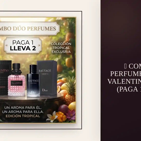 🔥 COMBO D&Uacute;O PERFUMES TROPICAL: VALENTINO + SAUVAGE (PAGA 1 LLEVA 2) 🔥 by@Outfy