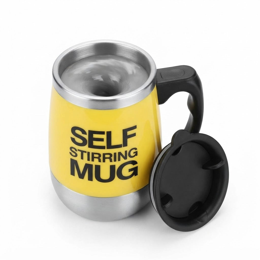 ¡Despierta tu café! La taza auto-agitadora que lo cambia todo.